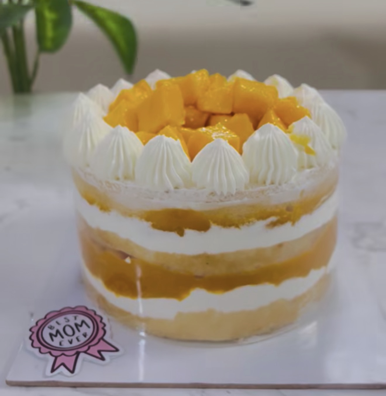 Mango tall cake